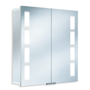 HSK ASP 500 Alu-Spiegelschrank 75 x 75 cm