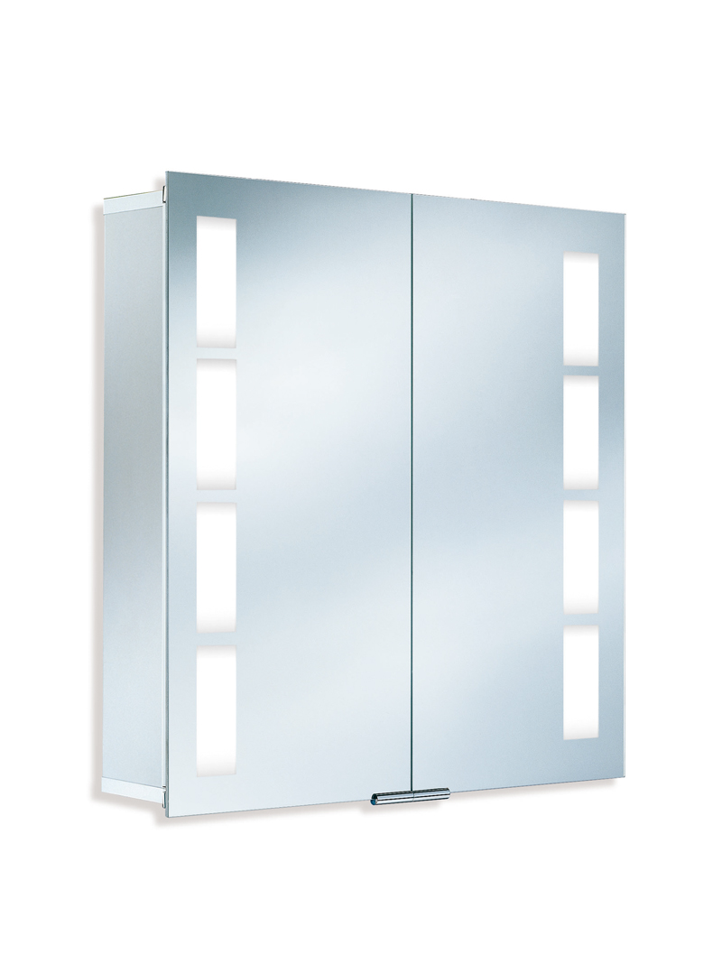 HSK ASP 500 Alu-Spiegelschrank 75 x 75 cm