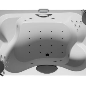 Riho Rechteck-Thermae Whirlpool Badewanne Claudia 190 x 120 cm