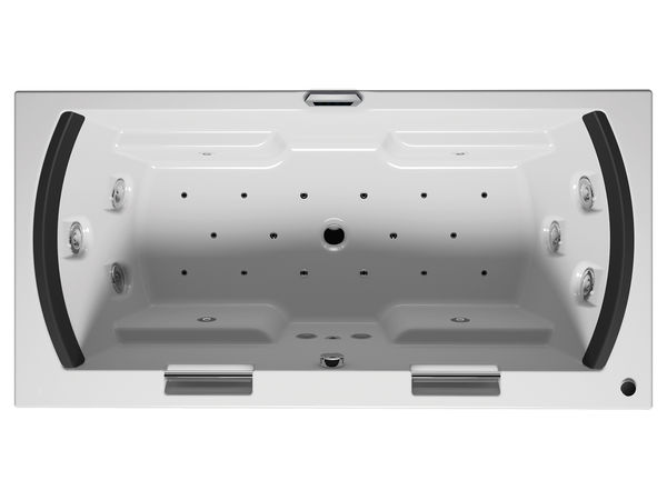 Riho Rechteck-Thermae Whirlpool Lisa 180 x 90 cm