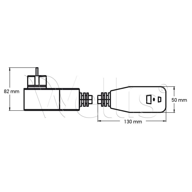 Feuerrelais 230V/50Hz 16A 30mA plug&play EU – Bild 3