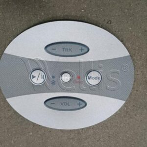 Bedienergerät Aufkleber Poly Planar HiFi ovale