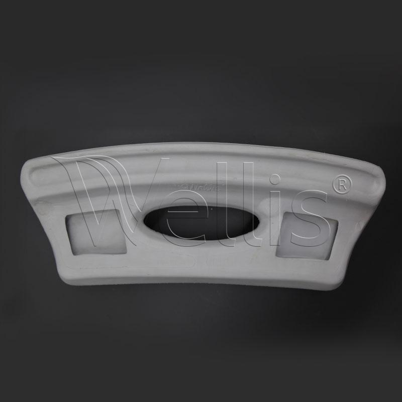 Kopfkissen 420x170x80 hellgrau EVA V2 (ROB) – Bild 2