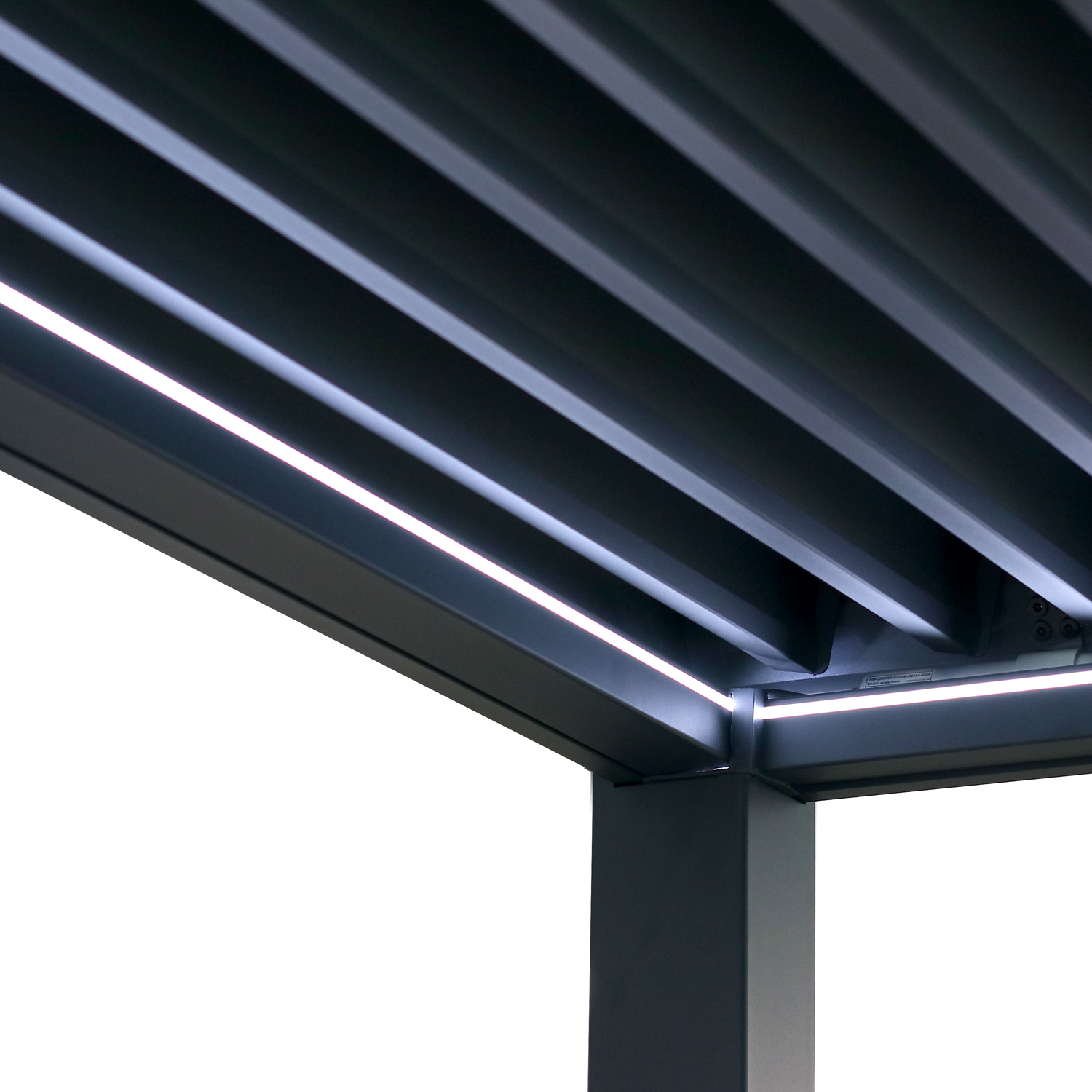 Bioklimatische Pergola MotionFlex 300 mit weißer LED-Beleuchtung – Bild 3
