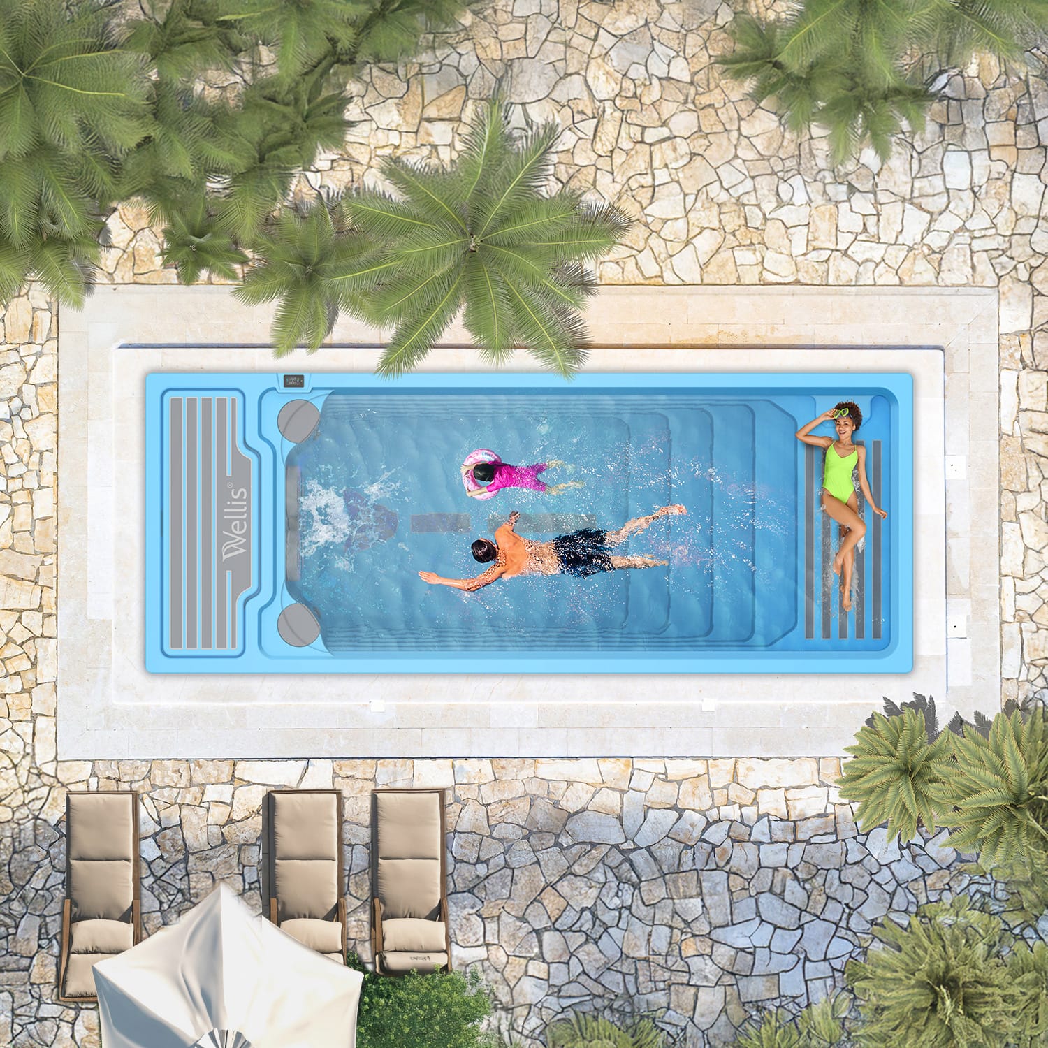 Beach Club Deluxe Schwimmbad – Bild 2