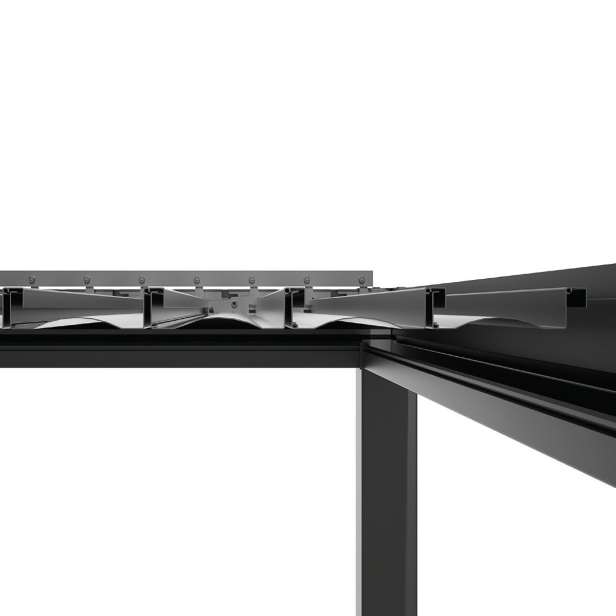Bioklimatische Pergola MotionFlex 400 mit weißer LED-Beleuchtung – Bild 9